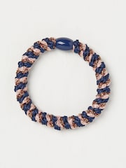 FatFace Navy Twist Hair Tie - Image 1 of 1