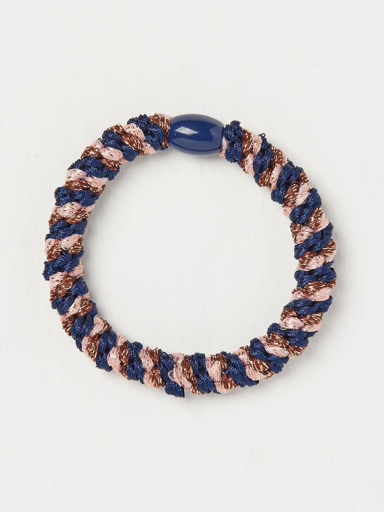 FatFace Navy Twist Hair Tie - Image 1 of 1