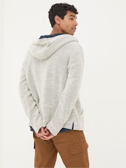 FatFace Natural Woolacombe Zip Through Hoodie - Image 4 of 7