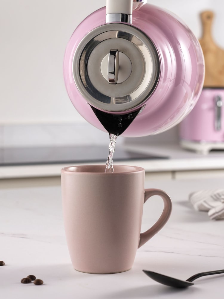 Salter Pink Retro Rapid Boil Kettle - Image 2 of 4