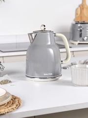 Salter Grey Retro Rapid Boil Kettle - Image 1 of 4