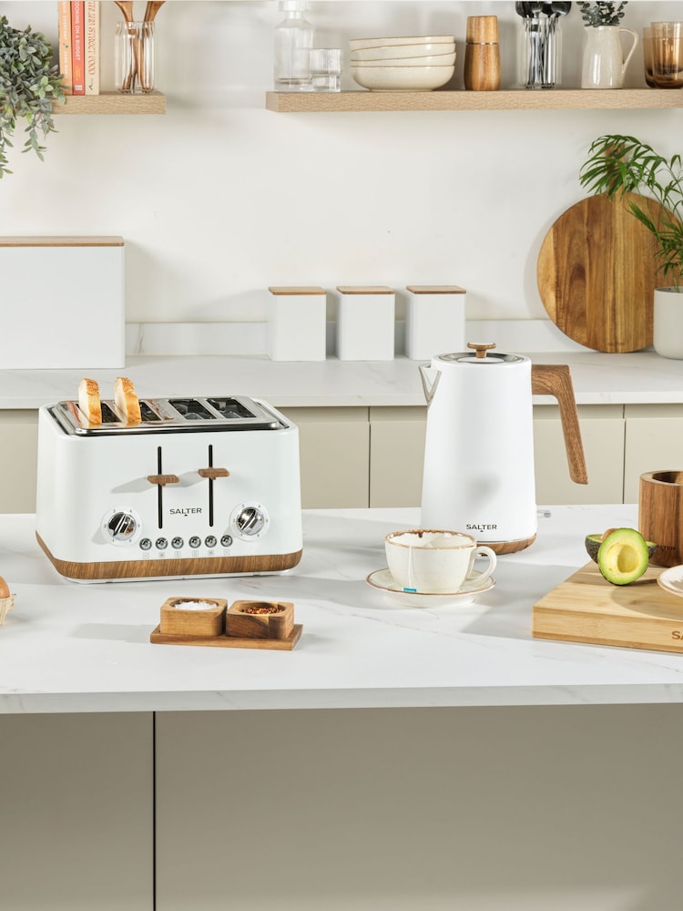 Salter White Toronto 4 Slice Toaster - Image 4 of 4