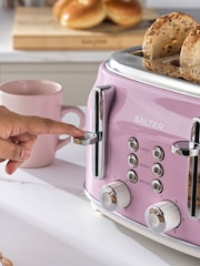 Salter Pink Retro 4 Slice Toaster - Image 3 of 4