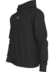 Calvin Klein Black Monologo Hoodie - Image 3 of 5