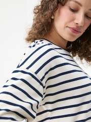 FatFace Kiki Cream Stripe Top - Image 3 of 5