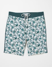 FatFace Green Mcs Camber Crab Swim Shorts - Image 1 of 1