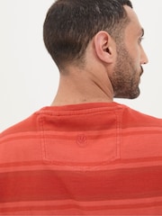 FatFace Felton Red Stripe T-Shirt - Image 5 of 6
