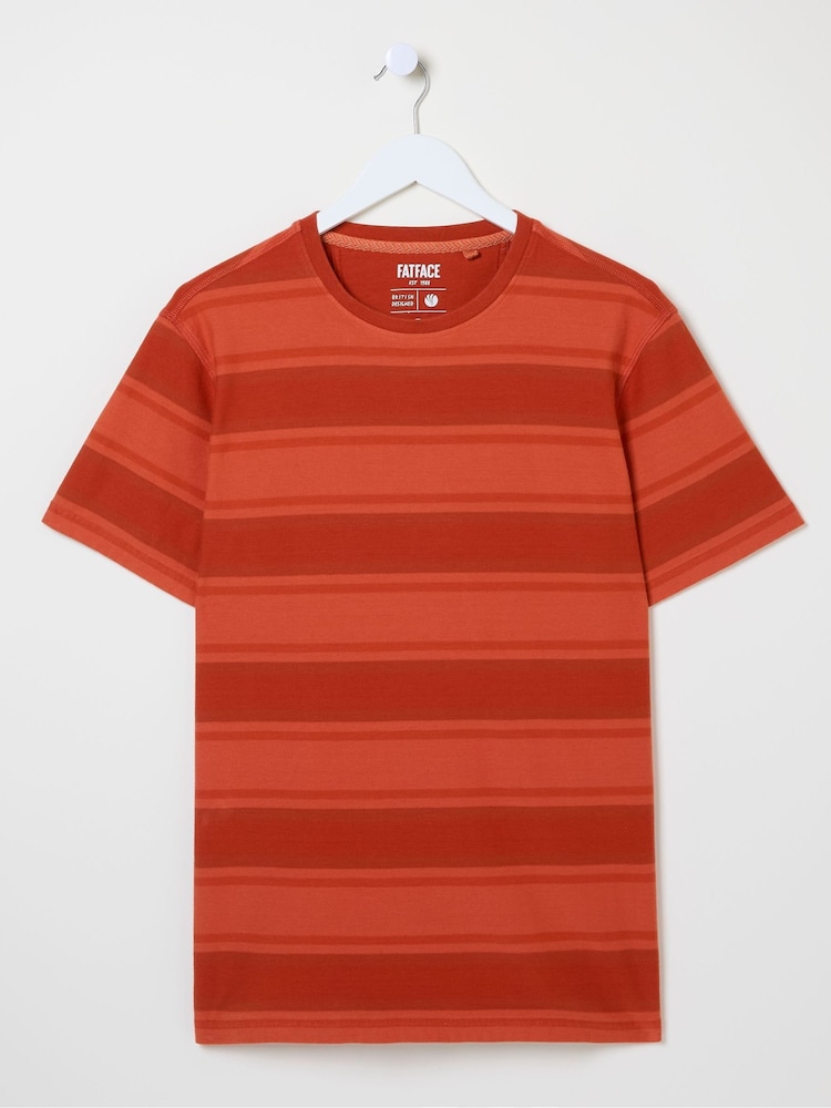 FatFace Felton Red Stripe T-Shirt - Image 6 of 6 FatFace Felton Red Stripe T-Shirt - Image 6 of 6