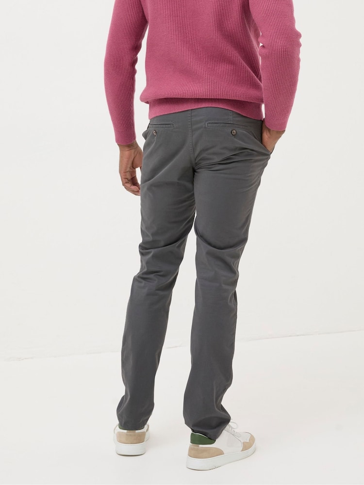 FatFace Grey Charcoal Slim Heyshott Chinos - Image 2 of 5