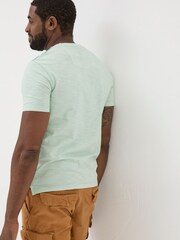 FatFace Aloa Light Green Sea Circle T-Shirt - Image 2 of 4