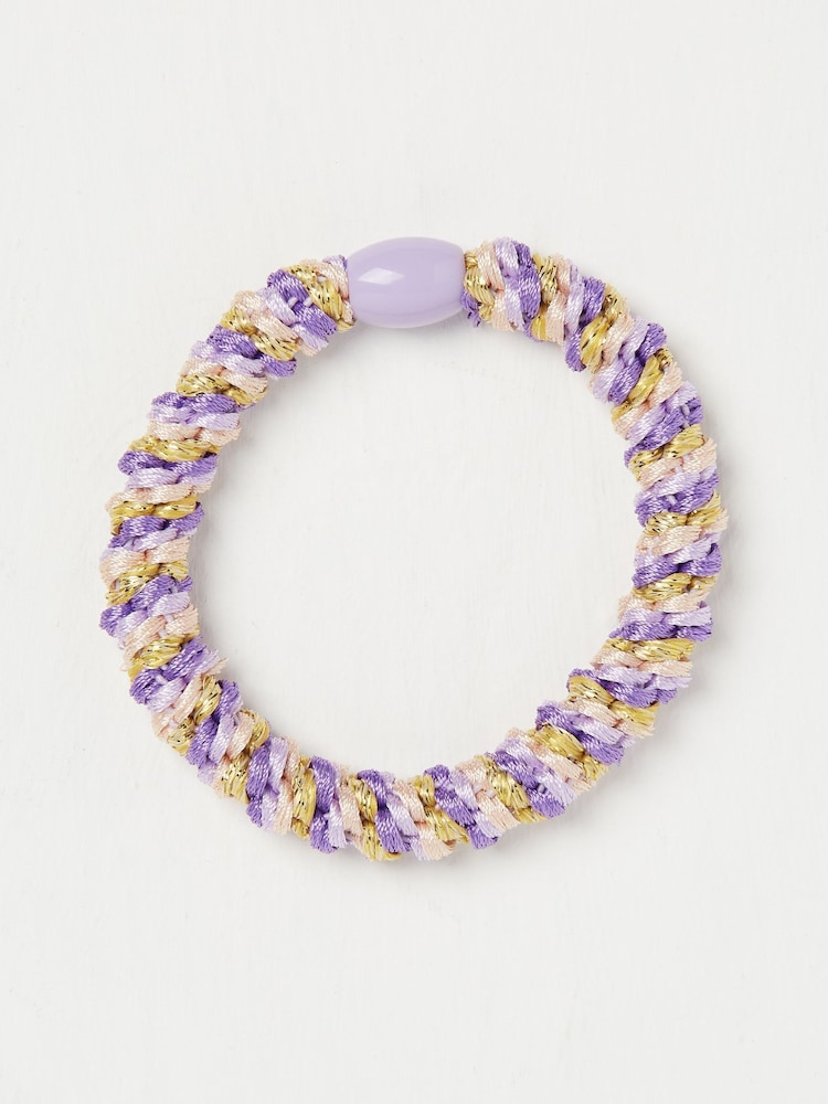 FatFace Lilac Purple Twist Hair Tie - Image 1 of 1