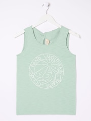FatFace Aloa Green 100% Cotton Sea Vest - Image 1 of 1