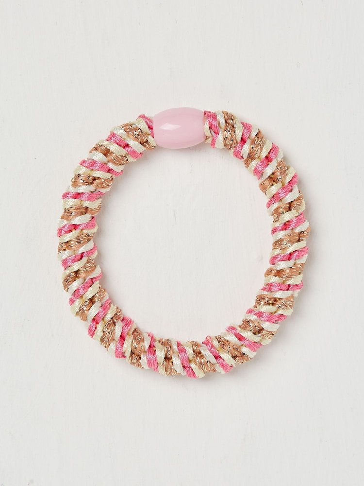 FatFace Pink Twist Hair Tie - Image 1 of 1