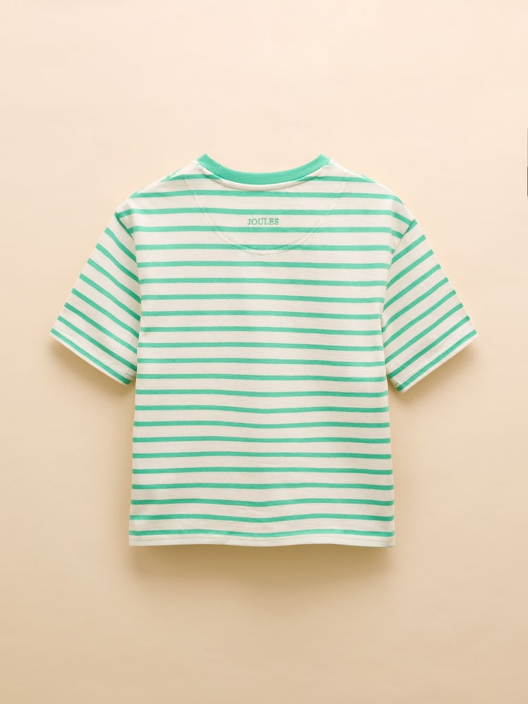 Joules Let's Go Multi Green Pack of Three T-Shirts - Image 9 of 12