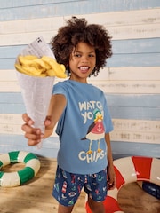 Joules Boys' Ben Blue Short Sleeve T-Shirt - Image 2 of 8