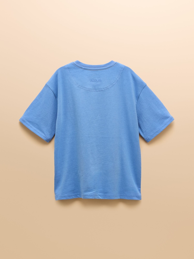 Joules Boys' Ben Blue Short Sleeve T-Shirt - Image 4 of 8