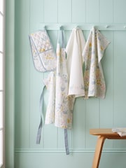 Catherine Lansfield Natural Cottage Friends 100% Cotton Tea Towels 4 Pack - Image 2 of 3