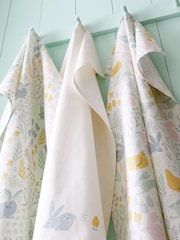 Catherine Lansfield Natural Cottage Friends 100% Cotton Tea Towels 4 Pack - Image 3 of 3
