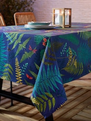 RHS Natural Woodland Fern Outdoor 100% Cotton Table Cloth - Image 2 of 2