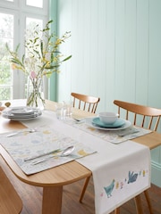 Catherine Lansfield Natural Cottage Friends 100% Cotton Table Runner - Image 1 of 3