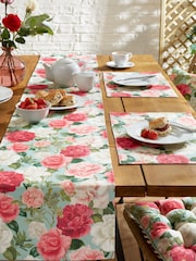 RHS Green Rose Garden Outdoor 100% Cotton Placemats 2 Pack - Image 3 of 3