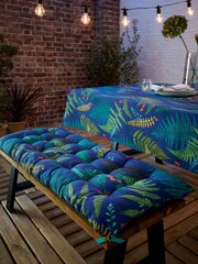RHS Natural Woodland Fern Outdoor 100% Cotton Bench Pad - Image 1 of 2
