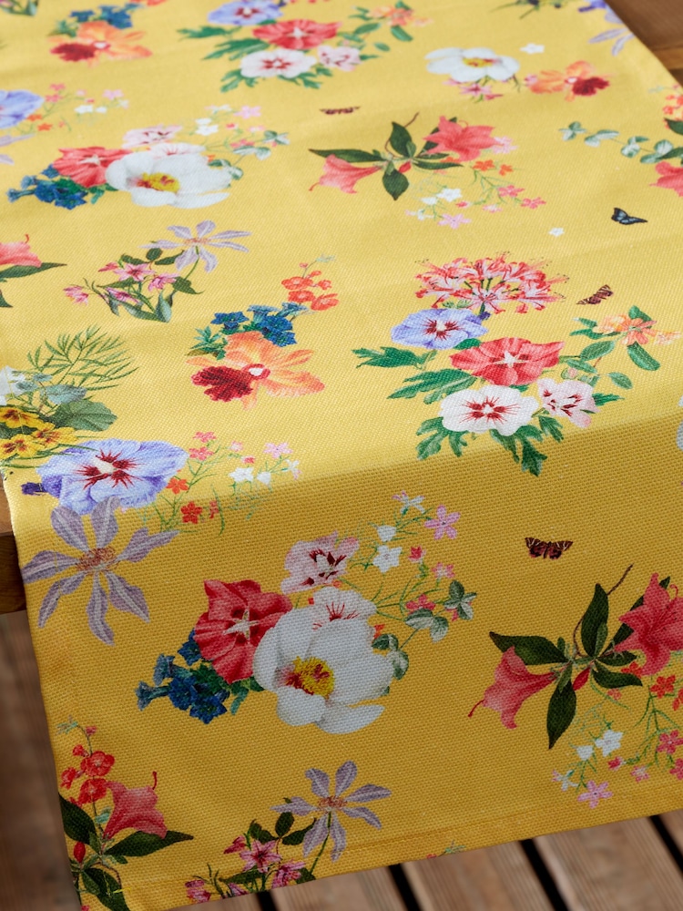 RHS Exotic Garden Outdoor 100% Cotton Table Runner - صورة 2 من 2