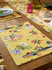 RHS Yellow Exotic Garden Outdoor 100% Cotton Placemats 2-Pack - Image 3 of 3
