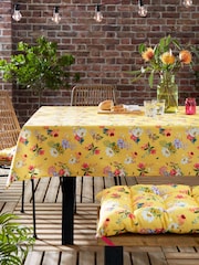 RHS Yellow Exotic Garden Outdoor 100% Cotton Table Cloth - Image 1 of 2