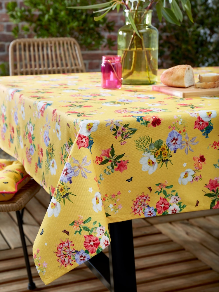 RHS Exotic Garden Outdoor 100% Cotton Table Cloth - صورة 2 من 2 RHS Exotic Garden Outdoor 100% Cotton Table Cloth - صورة 2 من 2