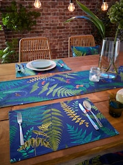 RHS Natural Woodland Fern Outdoor 100% Cotton Placemats  2 Pack - Image 1 of 3