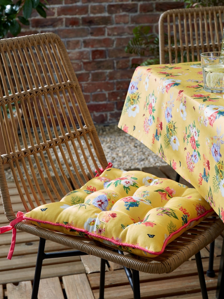 RHS Yellow Exotic Garden 100% Cotton Cotton Pad - Image 1 of 2
