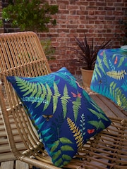 RHS Natural Woodland Fern Outdoor 100% Cotton Cushion - Image 1 of 2