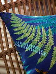 RHS Natural Woodland Fern Outdoor 100% Cotton Cushion - Image 2 of 2