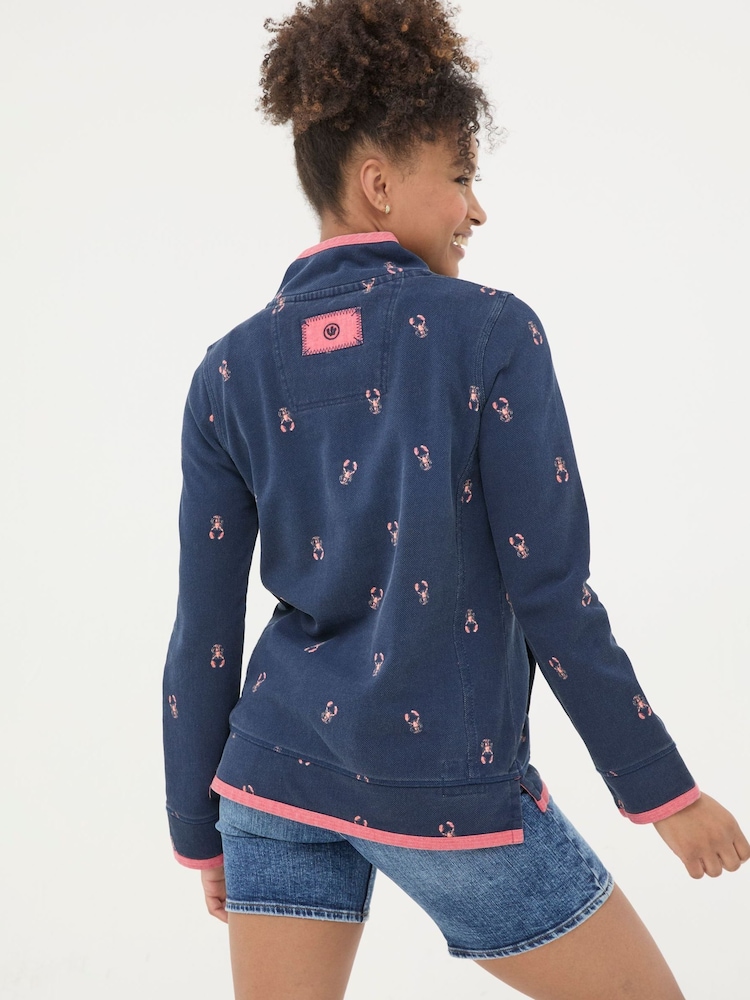 FatFace Airlie Blue Lobster Sweat Top - Image 2 of 5