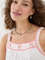 FatFace Cream Embroidered Cami - Image 4 of 5