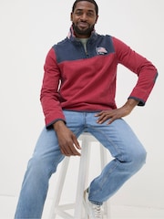 FatFace Airlie Red USA Sweatshirt - Image 3 of 5