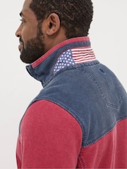 FatFace Airlie Red USA Sweatshirt - Image 5 of 5