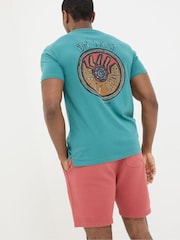 FatFace Green Grind T-Shirt - Image 2 of 6