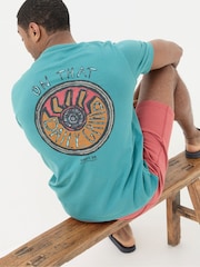 FatFace Green Grind T-Shirt - Image 3 of 6