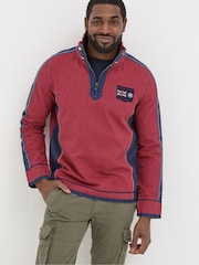FatFace Airlie Red UK Sweatshirt - Image 3 of 5