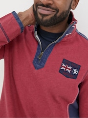 FatFace Airlie Red UK Sweatshirt - Image 4 of 5