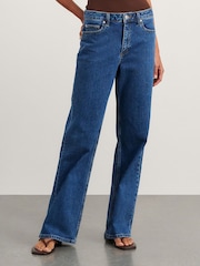 JAG Blue Billie Regular-Fit Wide Leg Jeans - Image 1 of 5