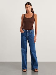 JAG Blue Billie Regular-Fit Wide Leg Jeans - Image 3 of 5