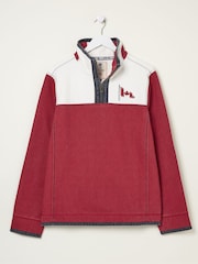 FatFace Airlie Red Panel Sweatshirt - Image 1 of 1