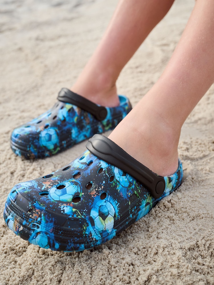 Blue Football Clogs - Image 1 of 7