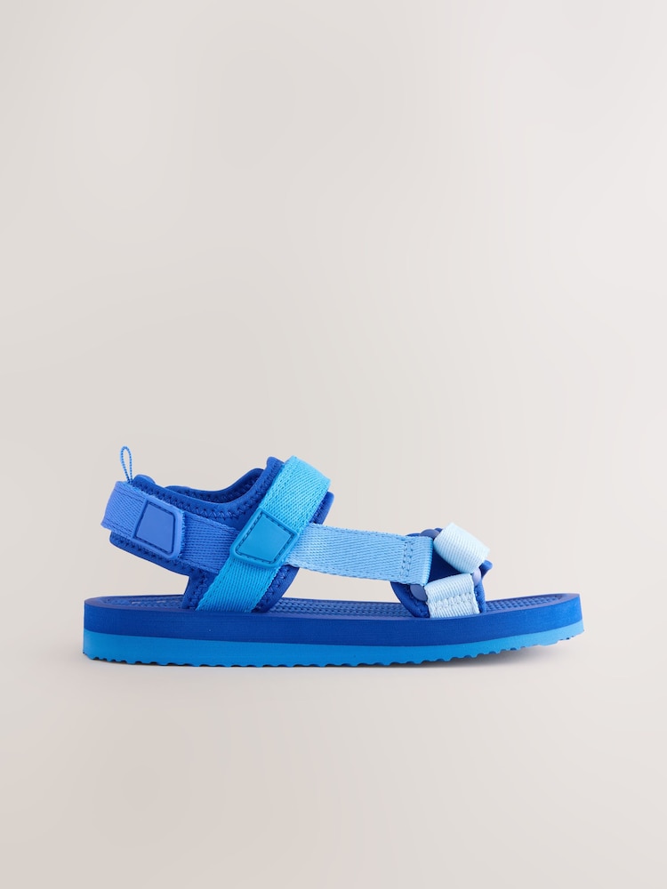 Blue Standard Fit (F) Trekker Sandals - Image 2 of 5