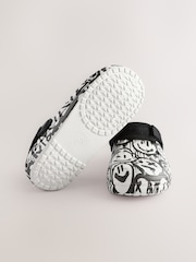 Black & White Happy Face Clogs - Image 7 of 8