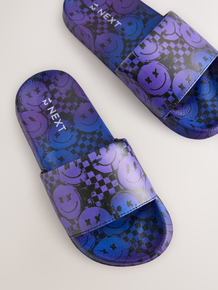 Blue Purple Happy Face Sliders - Image 3 of 5