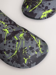 Black/Green Splat - Calcetines de baño - Imagen 4 de 5